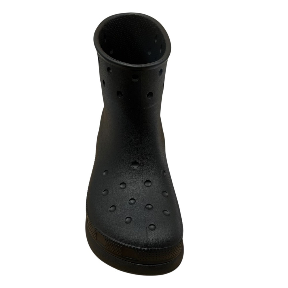 Crocs Womens Crush Platform Rain Boots Size 8 Solid Black Waterproof Relaxed Fit - Picture 6 of 11